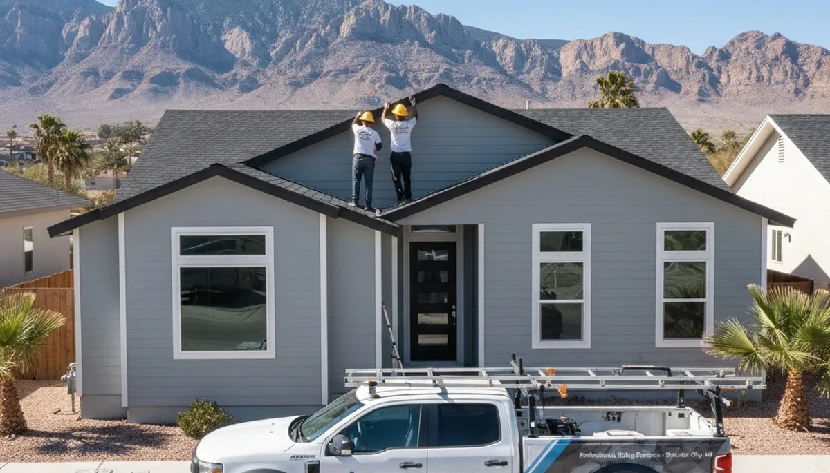 Professional vinyl siding installation in Las Vegas NV by sidinglasvegas.com experts