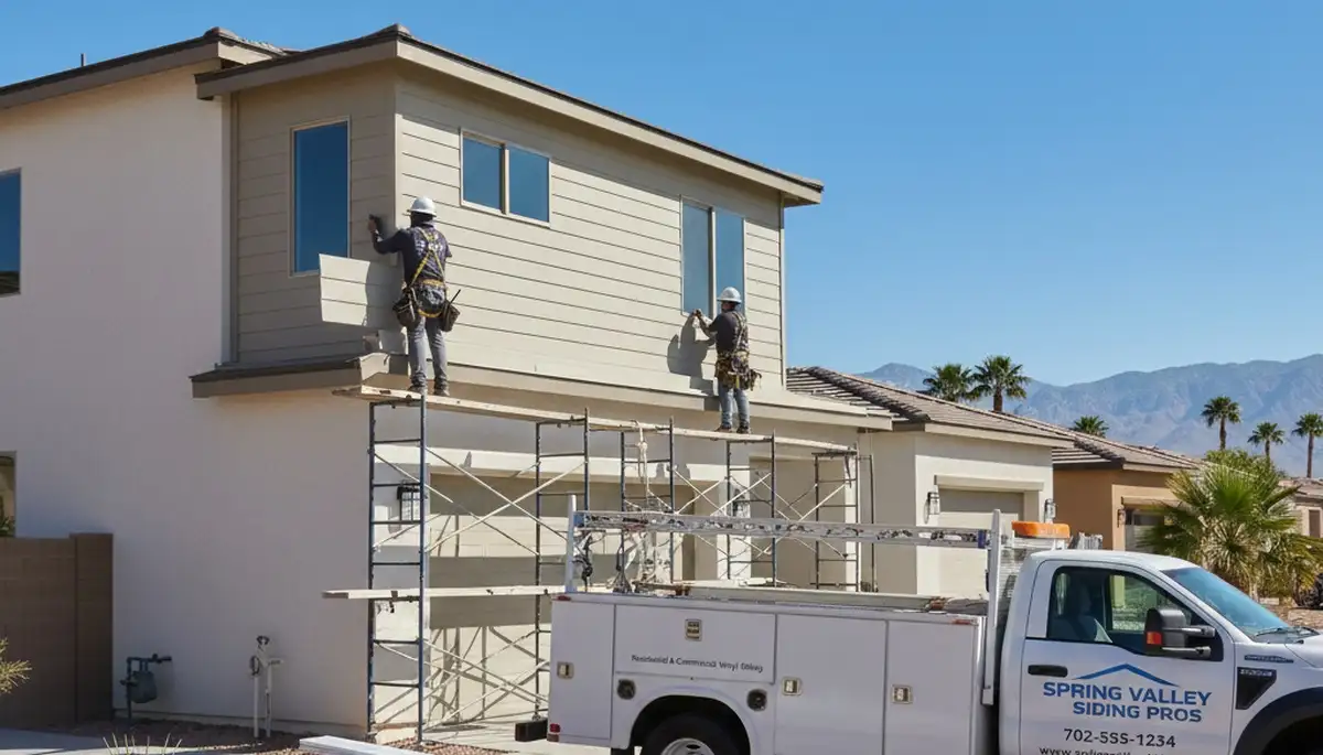 Professional vinyl siding installation in Las Vegas NV by local experts from sidinglasvegas.com