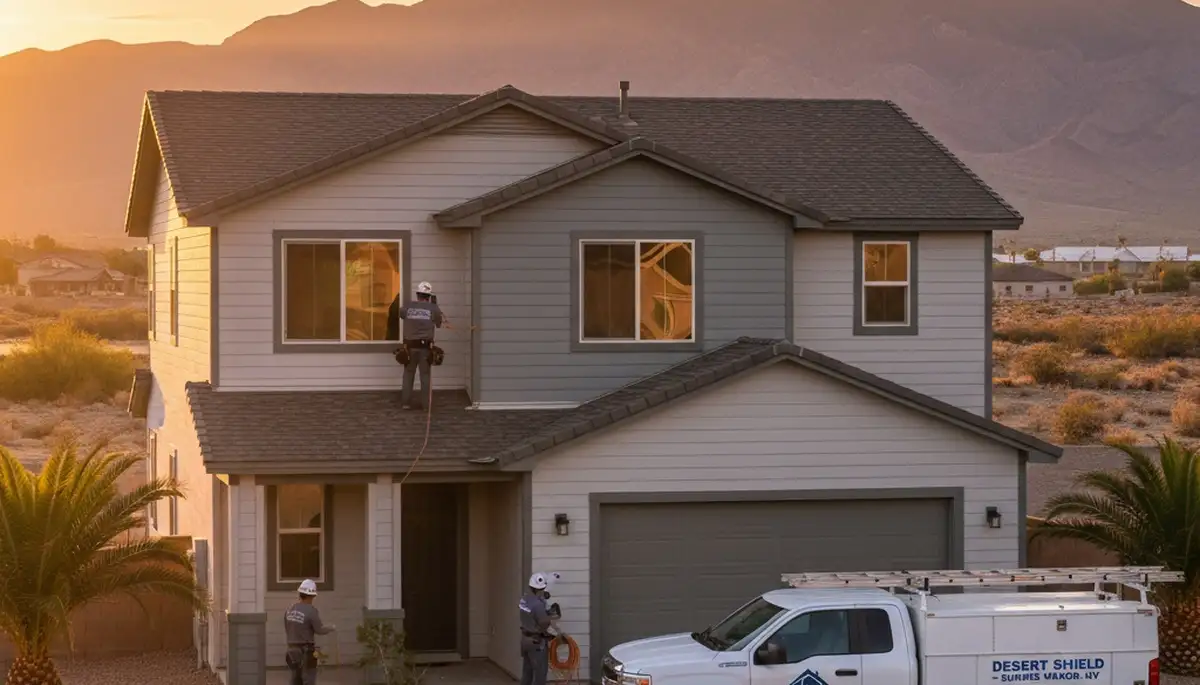 Vinyl siding installation by sidinglasvegas.com home exterior contractors in Las Vegas NV