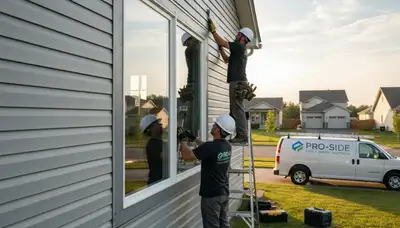 Vinyl siding and window installation in Las Vegas NV by Next Level Exteriors