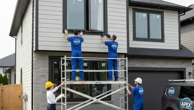Las Vegas vinyl siding installation crew improving home exterior efficiency